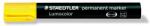 STAEDTLER Alkoholos marker, 2-5 mm, vágott, STAEDTLER "Lumocolor® 350", sárga (TS3501) - papiruniverzum