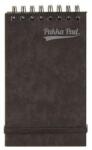 Pukka Pad Jegyzetfüzet, 127x76 mm, vonalas, 60 lap, PUKKA PAD "Pressboard", fekete (PUP7275) - papiruniverzum