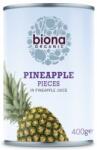 biona Ananas bucati in suc de ananas la conserva bio 400g Biona