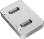 LogiLink Két M. 2 NVMe SSD dokkolóállomás, offline klónozási funkció, USB 3.2 Gen 2, ezüst (QP0033) (QP0033) (QP0033)
