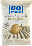 GoPure Chipsuri din cartofi cu sare coapte manual, 125 g