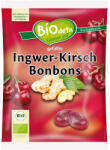 BIOdeta Bomboane bio cu ghimbir si cirese, 75 g
