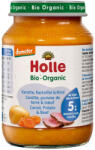 Holle Piure bio de morcovi, cartofi si carne de vita, fara gluten pentru copii +5 luni, 190 g