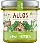 Allos Crema tartinabila cu spanac si samburi de pin, fara gluten, 135 g