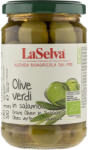 LaSelva Masline verzi bio cu samburi in saramura, 310 g