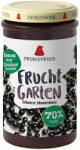 ZWERGENWIESE Gem de coacaze negre FARA ZAHAR indulcit cu nectar de agave, 225 g