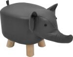 Mobikon Taburet in forma de Elefant gri natur Balbo 51x26x28 cm (0000397773)