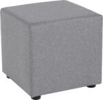 Mobikon Taburet textil gri deschis Regor 40x40x39 cm (0000397697)