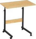 Mobikon Birou inaltime reglabila cu roti stejar negru Justus 60x40x64-86 cm (0000405168)