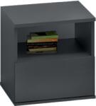 Mobikon Noptiera DTD grafit Doli 40x40x40 cm (0000398673)