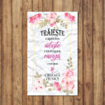 4 Decor Tablou canvas 30x50cm - Traieste capricios