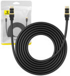 Baseus Hálózati kábel Cat. 8, Ethernet RJ45, 40 Gbps, 5m (fekete)