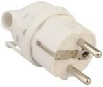 Well Stecher Schuko cu inel de prindere iesire laterala culoare alb, Well (ELPL-SH-03WH-WL)
