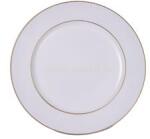  IRIS műanyag tálca, arany dísz széllel, fehér 33 cm (QX_IMPEX_KFT_676569) (QX_IMPEX_KFT_676569)