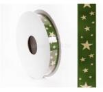  IRIS szalag textil csillagos zöld 15mm/10méter (QX_IMPEX_KFT_447151) (QX_IMPEX_KFT_447151)