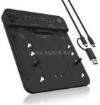 RaidSonic Clone- & DockingStation 2.5"/3.5" SATA / m. 2 NVMe SATA3 / PCIe NVMe dokkoló (fekete) (IB-2913MCL-C31) (IB-2913MCL-C31)