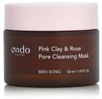 Ondo Beauty 36.5 BBO-SONG Pink Clay & Rose Pore Cleansing Mask arcmaszk zsíros bőr 50 ml uniszex