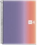 Miquelrius Aurora Provence A4 4x30 lap PP vonalas spirálfüzet (A15294A981)