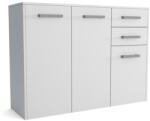 Meblohand Scala 3d2s komód fehér - mindigbutor