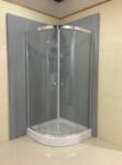 Balneum Íves zuhanykabin zuhanytálcával (zk-80clear)