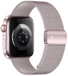 Forcell F-DESIGN FA14 mágneses rozsdamentes acél szíj APPLE Watch 42 / 44 / 45 / 49 mm rózsaszín