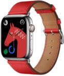 Forcell F-DESIGN FA20 mágneses öko bőr szíj Apple Watch 38 / 40 / 41 mm piros