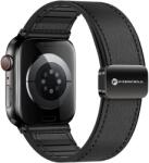 Forcell F-DESIGN FA21 környezetbarát bőrszíj APPLE Watch 42 / 44 / 45 / 49 mm fekete