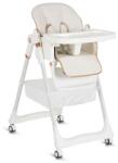 Moni Lindo etetőszék multifunkciós kiegészítőkkel (előke, kanál, villa) fehér