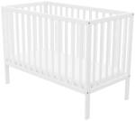 Timba Félix kiságy 60x120 egyenes végű fehér