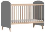Faktum Colette szürke 120-as babaágy arctic szürke/sonoma tölgy 1838-3014-4142