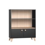 Faktum Colette antracit széles nyitott tároló antracit szürke/sonoma tölgy 1853-3013-0642