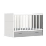 Faktum Alda selyemszürke átalakítható 140-es babaágy világos szürke 1847-3009-4105