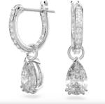 Swarovski Millenia körte alakú áttetsző kristály karika fülbevaló