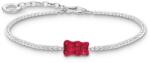 Thomas Sabo Ezüst tenisz karkötő piros Haribo gumi macival