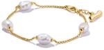Thomas Sabo Arannyal bevont ezüst karkötő tenyésztett gyöngyökkel