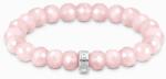 Thomas Sabo Rózsakvarc gumis karkötő charmtartóval