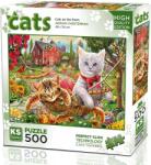 KS Games Puzzle KS Games din 500 piese - Pisici la fermă (20043) Puzzle
