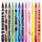 Maped MAPED: ColorPeps Animals - kimosható filctoll készlet, 12 db-os