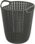 Keter Knit Papírkosár 7L /barna-szürke, Curver/keter, CRV230094 (3253923678017)