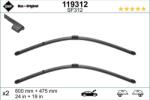 SWF Set lamela stergator SWF Wiper FB OE LHD 600/475 mm (12-490-805)