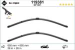 SWF Set lamela stergator SWF Wiper FB OE LHD 650/650 mm (12-490-817)