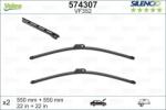 Valeo Set lamela stergator Valeo Silencio FlatBlade OE 550/550 mm (10-142-090)