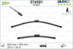 Valeo Set lamela stergator Valeo Silencio FlatBlade OE 640/520 mm (11-180-582)