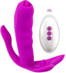 Javida Licking Panty Vibe with Remote Purple Vibrator