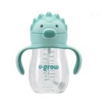 U-Grow Cana cu pai si manere, tritan, 330 ml U-Grow