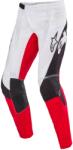 Alpinestars Techstar Limited Edition Deep motokrossz nadrág fekete-fehér-fluo piros- narancssárga