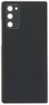 Samsung N980 Galaxy Note 20, N981 Note 20 5G akkufedél (hátlap) kamera lencsével és ragasztóval, szürke (utángyártott)