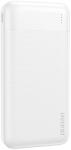 Dudao K18 - USB / Type-C (USB-C) / MicroUSB fehér powerbank, 10000 mAh