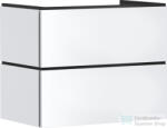 Hansgrohe XILESA E 78x47 cm-es 2 fiókos szekrény push-open fiókokkal, matt fehér 54296700 (54296700)
