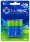 BLUERING Elem tölthető akku AAA mikro HR03 1200mah 4 db/csomag, Bluering® - nyomtassingyen